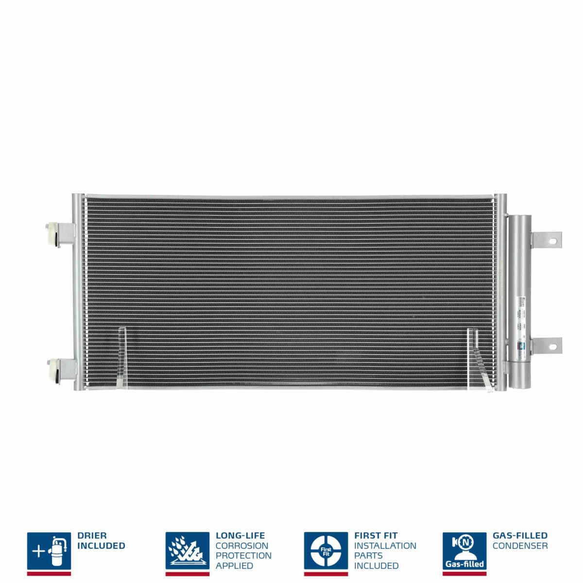 Конденсер кондиціонера OPEL ASTRA K (15-) 1.0 T SIDI|OPEL ASTRA K (15-) 1.4 T SIDI|OPEL NISSENS (940734) Nissens фото 5