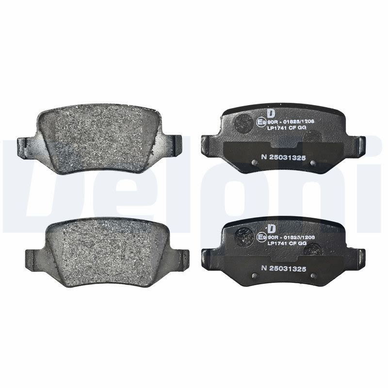 Комплект гальмівних колодок задн , MERCEDES A (W168), A (W169), B SPORTS TOURER (W245), VANEO (414) 1.4-Electric 07.97-06.12 фото 5