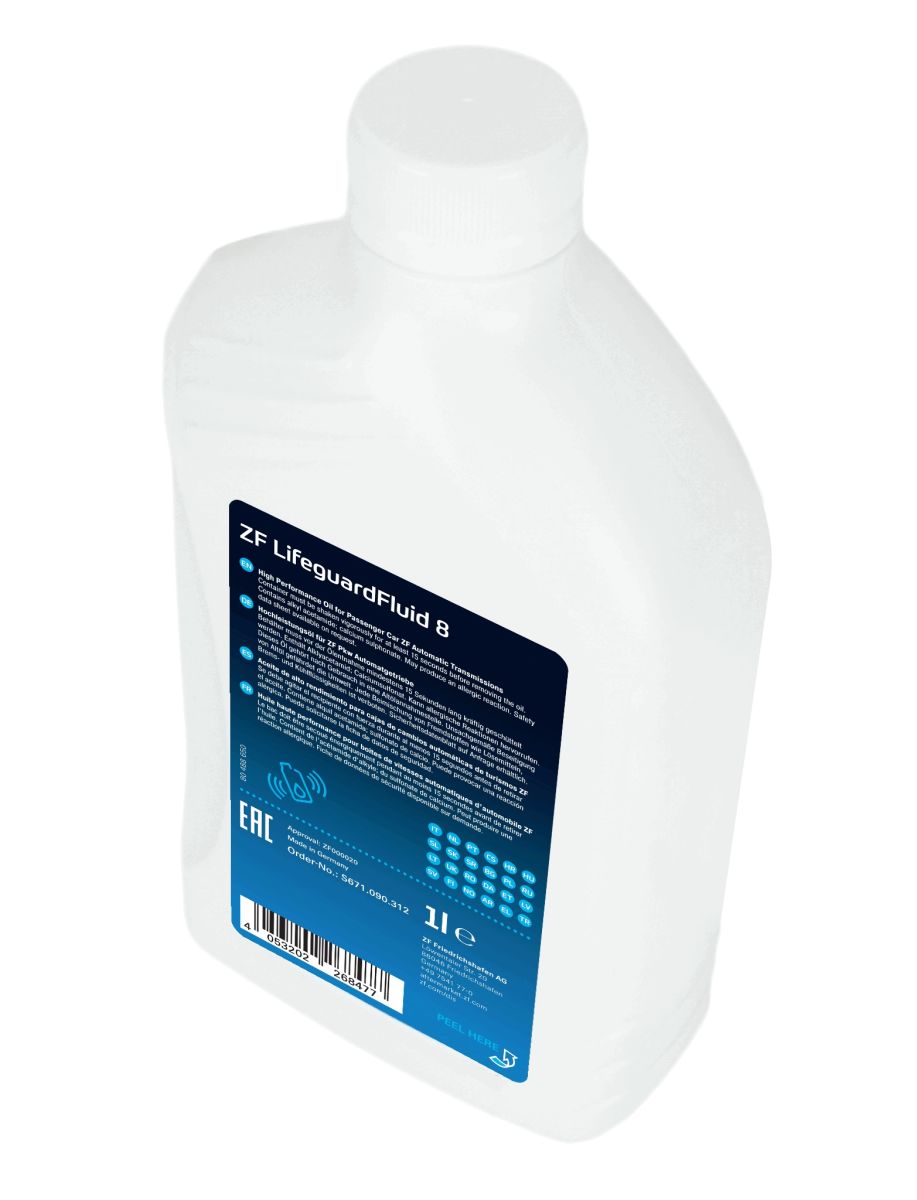 Олива трансмісійна ZF LIFEGUARDFLUID 8 1 л РІДК АКПП ZF LIFEGUARDFLUID 8 1L (S671.090.312) ZF фото 8