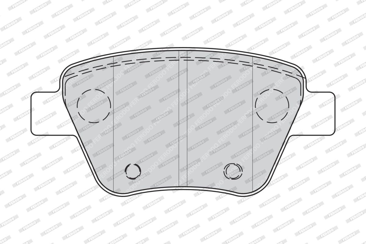 Колодки гальмівні дискові VW JETTA IV (162, 163, AV3, AV2) 2.5 2008.01- FERODO (FDB4316) Ferodo фото 5