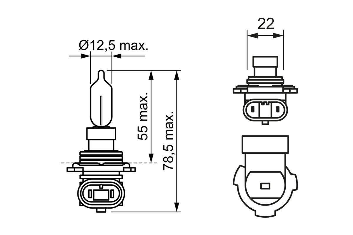 Автолампа HIR2 12V 55W PX22d Pure Light фото 10