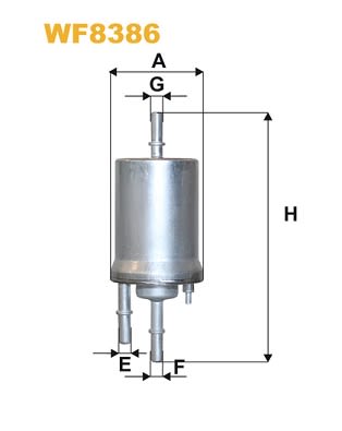 Фільтр паливний VW Caddy 1.0-1.6 TSI 10-/Skoda Octavia 04-13/Seat Ibiza 1.0-1.8 TSI 09- WIX Filters фото 6