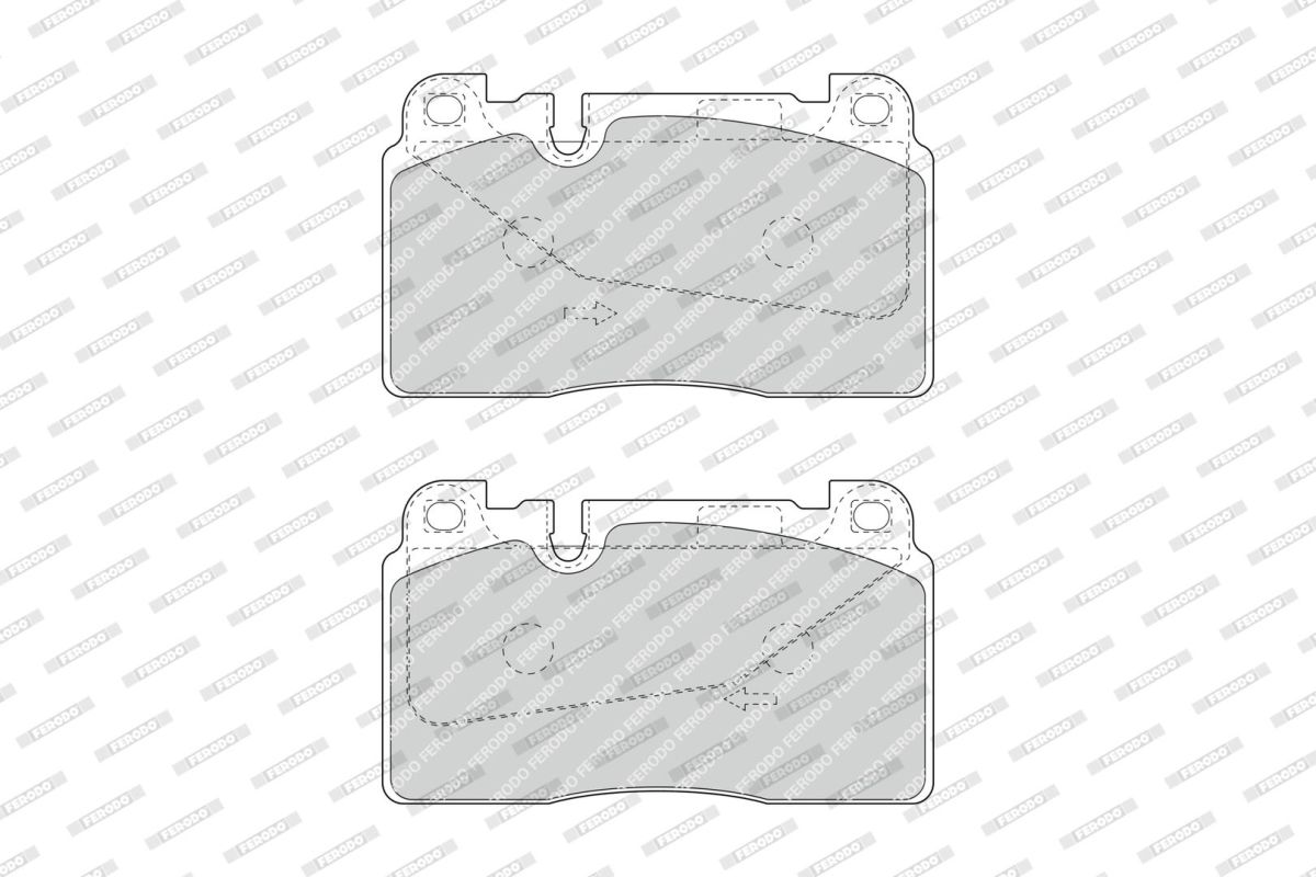 Колодки гальмівні дискові AUDI Q5 (8RB) 2.0 2008.11-2017.12 FERODO (FDB4908) Ferodo фото 5