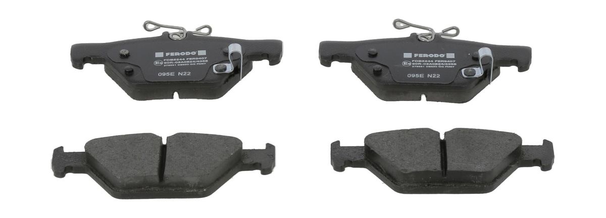 Колодки гальмівні дискові (комплект 4 шт) SUBARU OUTBACK (BS) 2.5 2014.10- FERODO (FDB5244) Ferodo фото 4