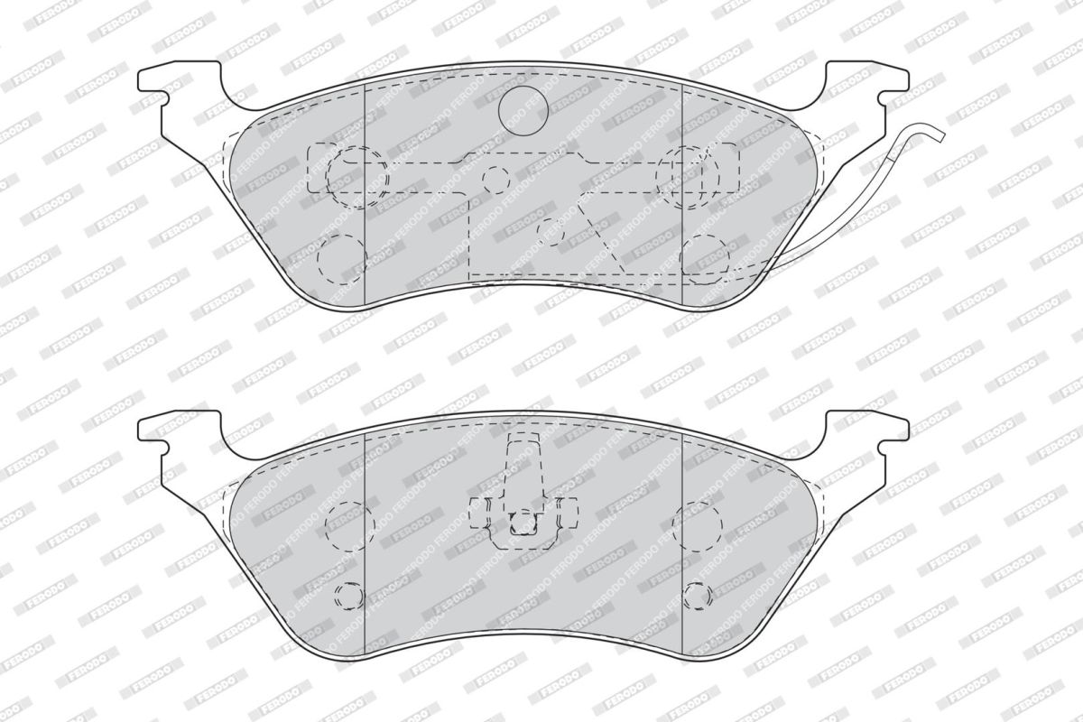 Комплект гальмівних колодок задн (з пружиинами, із замком), CHRYSLER GRAND VOYAGER III, VOYAGER III, VOYAGER IV, DODGE CARAVAN, JEEP CHEROKEE 2.0-3.8 01.95-12.08 фото 3