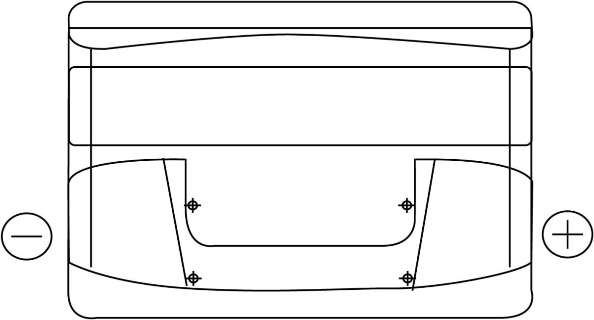 Аккумуляторная батарея 80Ah/640A (315x175x190/+R/B13) Excell фото 11