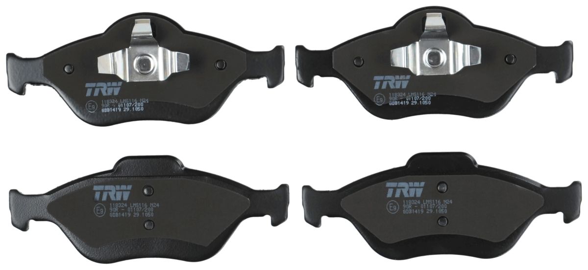 Комплект гальмівних колодок передн , FORD FIESTA, FIESTA IV, FIESTA V, FUSION, KA, PUMA, STREET KA, MAZDA 121 III, 2 1.0-2.0 08.95-12.12 фото 3