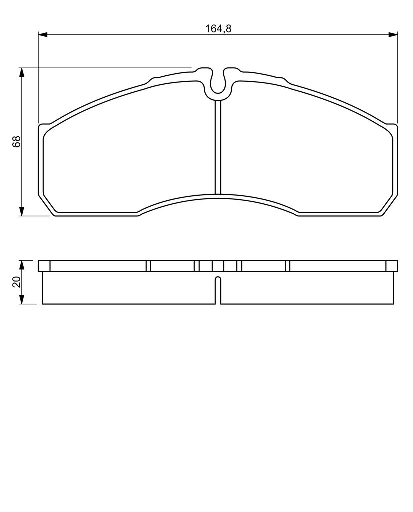 Колодки гальмівні дискові MB SPRINTER 3-T АВТОБУС (B903) 2.2 1995.01-2012.05 BOSCH (0 986 494 266) Bosch фото 7