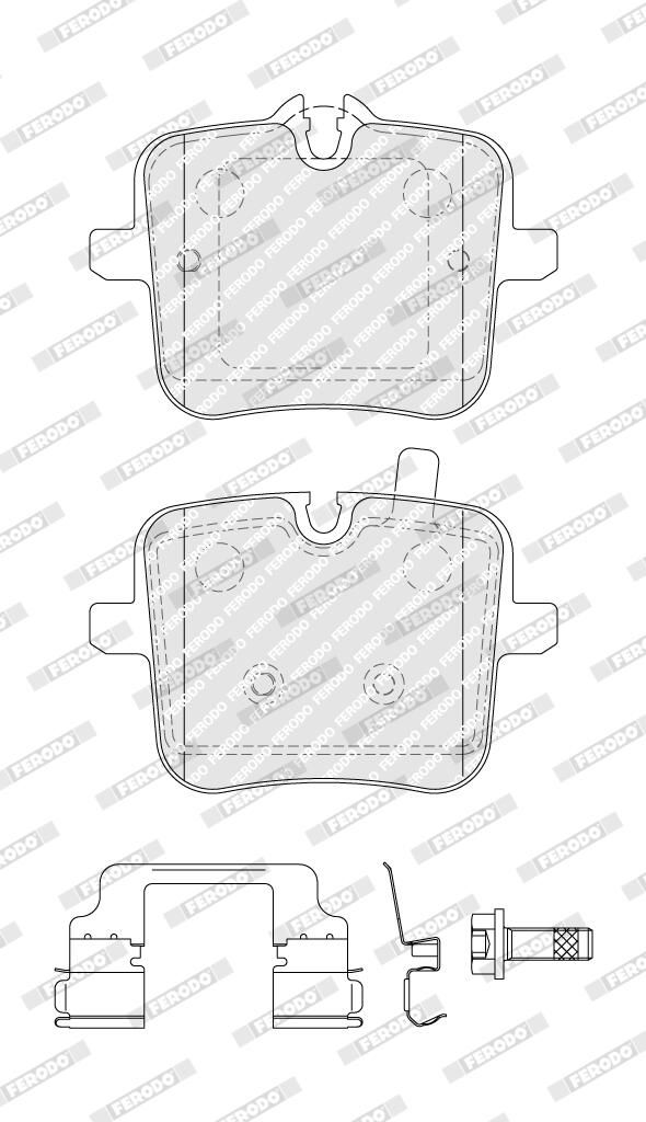 Комплект гальмівних колодок задн , BMW 4 (G22, G82), 5 (G30, F90), 7 (G11, G12), 8 (G14, F91), 8 (G15, F92), 8 GRAN COUPE (G16, F93), X5 (G05), X5 (G05, F95), X6 (G06, F96) 2.0D-6.75 12.16- фото 3