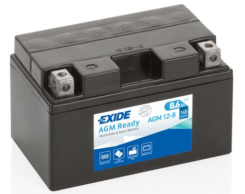 Акумулятор AGM EXIDE 12В 9Агод. 145А L+ Не обслуговується 150x90x95мм Пусковий YTZ10S-BS APRILIA RSV, TUONO, BMW S, BOMBARDIER QUEST, TRAXTER, HONDA CB, CBF, CBR, NTV, VFR, VT 50-1100 1987-2019 фото 4