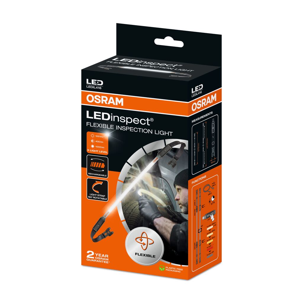Ліхтар акумуляторний LEDINSPECT® FLEXIBLE INSPECTION LIGHT 10W / 6200-6500K 1000LM MAX OSRAM (LEDIL416) osram фото 3