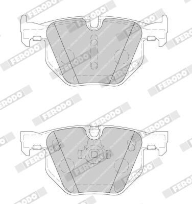 Колодки гальмівні дискові BMW 5 (E60) 3.0 2001.12-2010.03 FERODO (FDB1748) Ferodo фото 6
