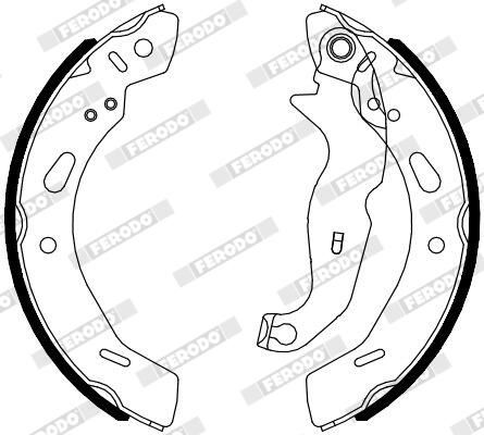 Колодки гальмівні барабанні FORD FIESTA VI (CB1, CCN) 1.4 2008.06- FERODO (FSB4080) Ferodo фото 4