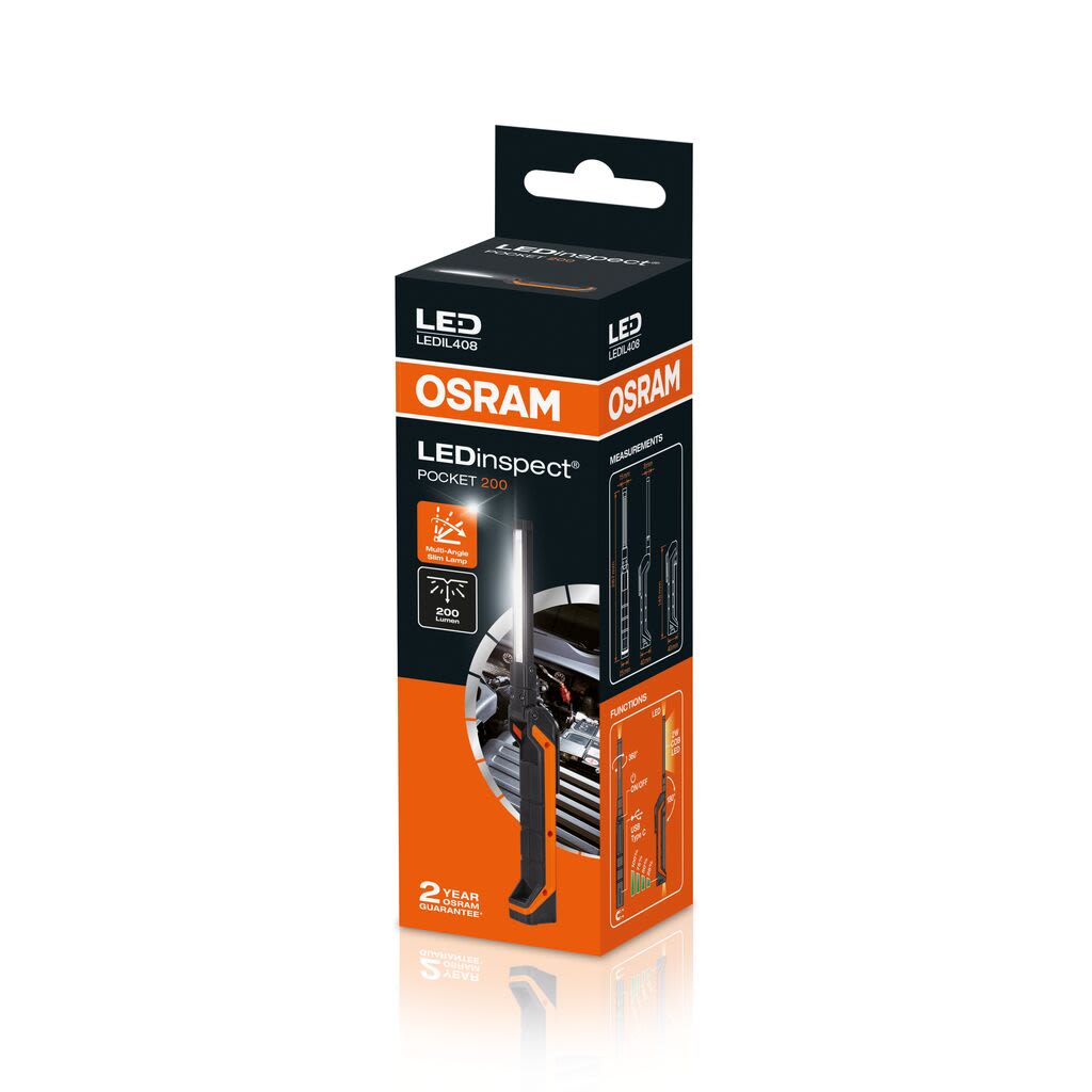 Ліхтар LEDINSPECT® POCKET200 / 6500K 2.96W 200LM MAX OSRAM (LEDIL408) osram фото 3