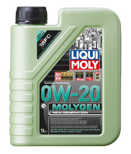 Олива моторна Molygen New Generation 0W-20 1л LIQUI MOLY (21356) Liqui Moly фото 3