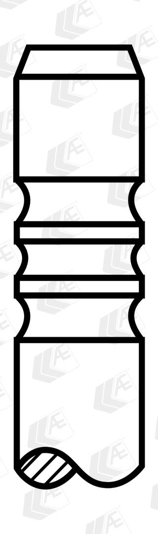 Випускний клапан (27,6x6x102,2) OPEL ASTRA F, ASTRA F CLASSIC, ASTRA G, ASTRA G CLASSIC, CORSA B, CORSA C, MERIVA A, TIGRA, VECTRA B, VECTRA C, VECTRA C GTS, ZAFIRA A 1.4/1.4LPG/1.6 03.93-12.09 фото 3