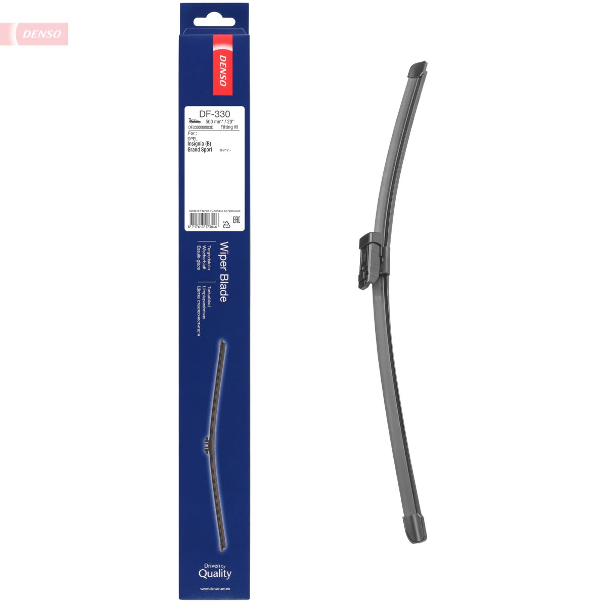 Щітка склоочисника БЕЗКАРКАСНИЙ / 500 MM DENSO (DF-330) Denso фото 6