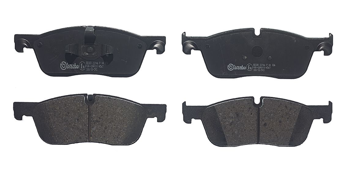 Колодки гальмівні дискові (комплект 4 шт) LAND ROVER RANGE ROVER EVOQUE (L538) 2.0 2011.06-2019.12 BREMBO (P44026) BREMBO фото 3