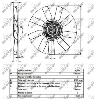 Муфта вентилятора MB Sprinter (W901/W902) 2.1-2.7 CDI (OM611/OM612 00-06 фото 12