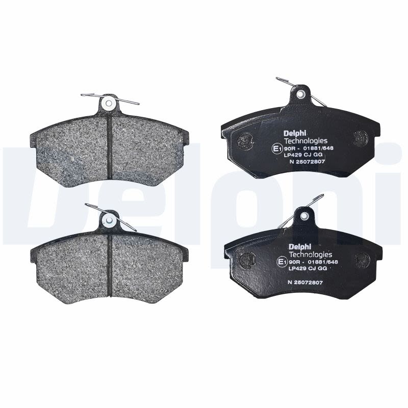 Комплект гальмівних колодок передн , AUDI 100 C2, 100 C3, 200 C2, 200 C3, 80 B2, 80 B3, 80 B4, 90 B3, A4 B5, CABRIOLET B3, COUPE B2, COUPE B3, QUATTRO, CHERY A3, COWIN 5, GEELY CK 1.3-2.9 03.77- фото 3