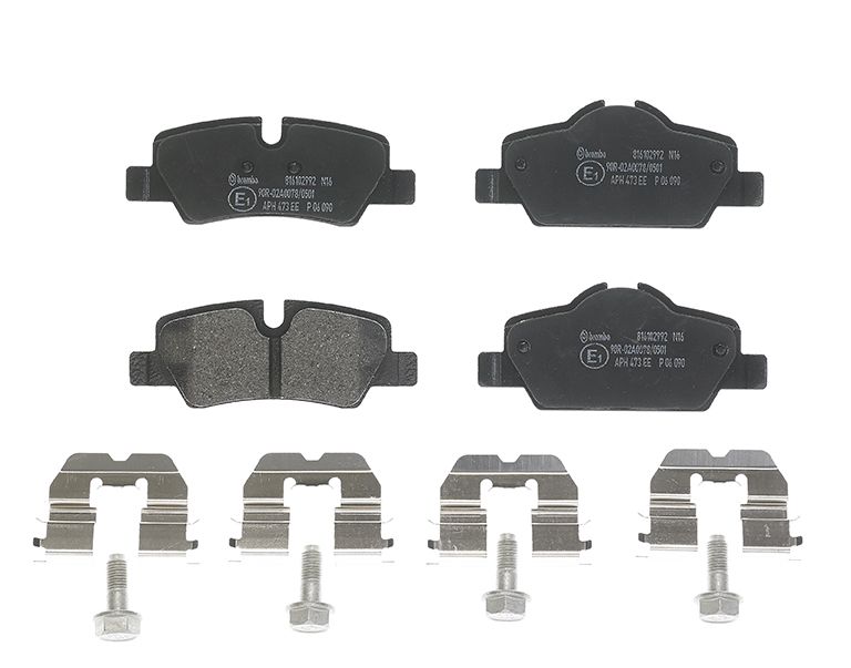 Колодки гальмівні дискові (комплект 4 шт) MINI MINI (F56) 1.5 2013.12- BREMBO (P06090) BREMBO фото 4