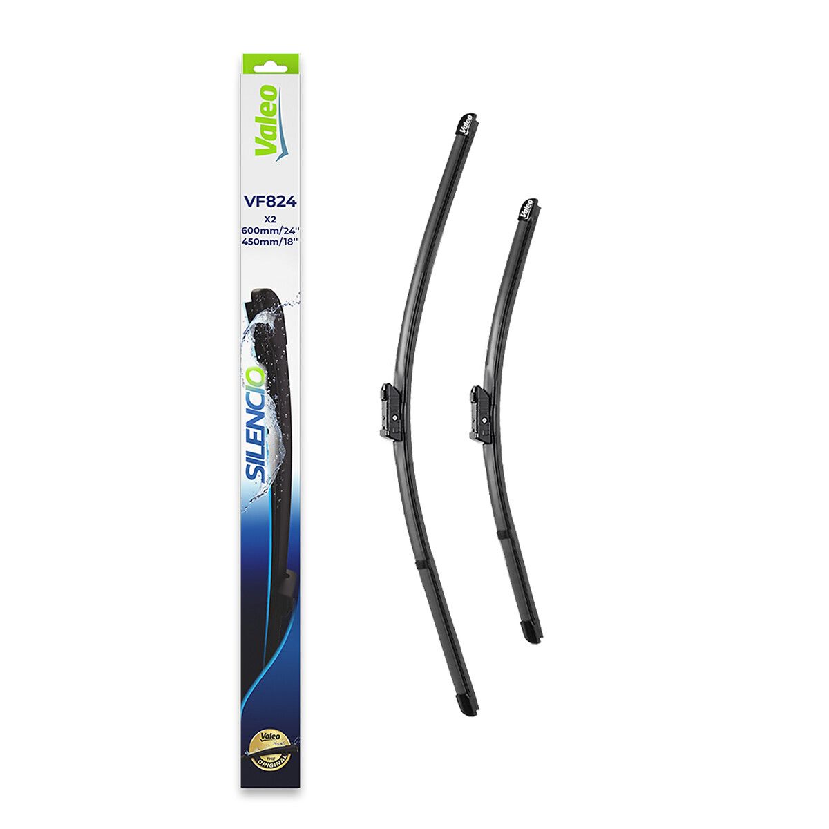 Щітка склоочисника К-Т БАСКАРКАСНИЙ SILENCIO®/600/450 MM/VF824 VALEO (577824) Valeo фото 6