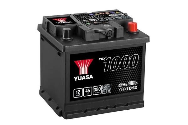 Акумулятор YUASA 12В 45Агод./380А YBX1000 CaCa (R+ стандартні клеми) 207x175x190 (пусковий) фото 4