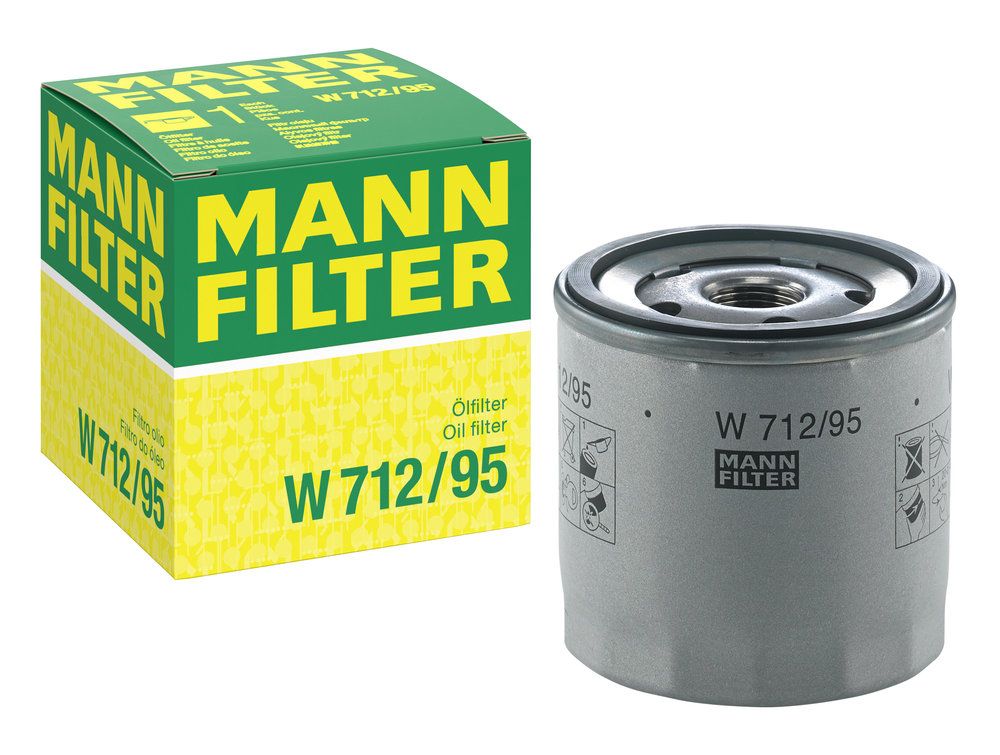 Фільтр масляний VW Caddy IV/Golf VI/VII/Seat Leon 1.0-1.6TSI 10- Mann Filter фото 11