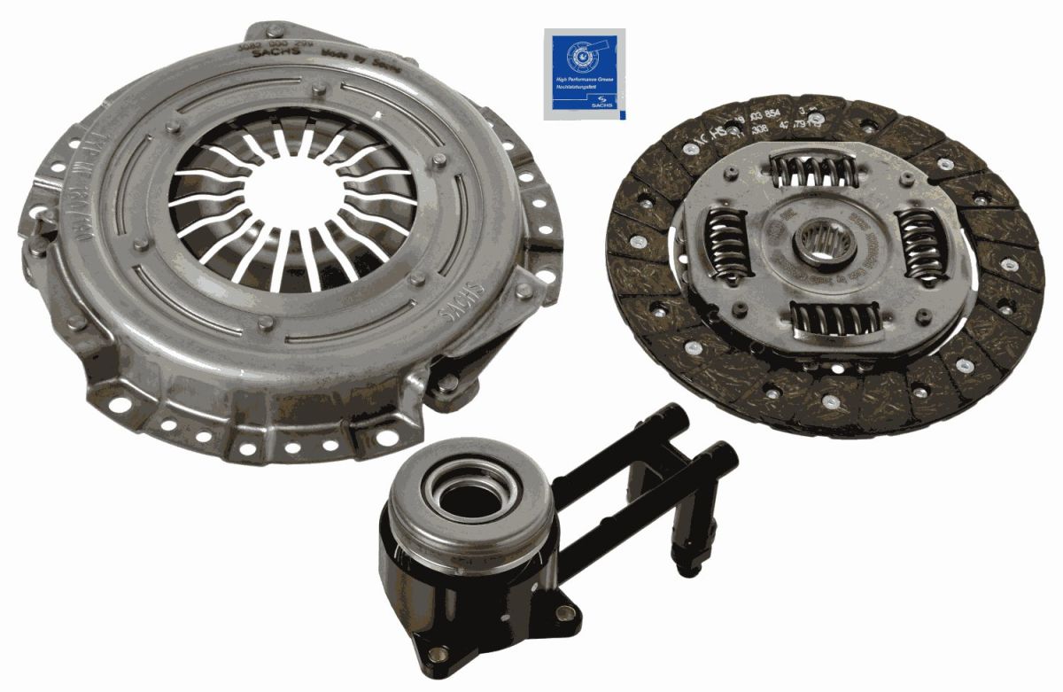 Комплект сцепления FORD FIESTA 1.3 02- KIT+CSC IS SACHS (3000 990 085) SACHS фото 10