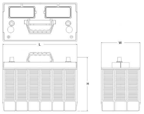 Аккумуляторная батарея 110Ah/950A (330x173x240/+L/B00) StartPro фото 9