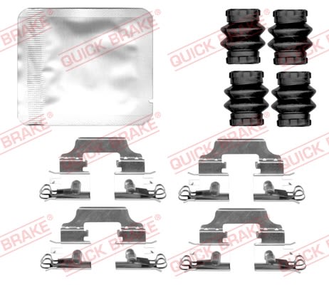 Планка супорта (заднього) прижимна (к-кт) Renault Megane III/IV/Scenic III 08- (Trw) Quick Brake фото 7