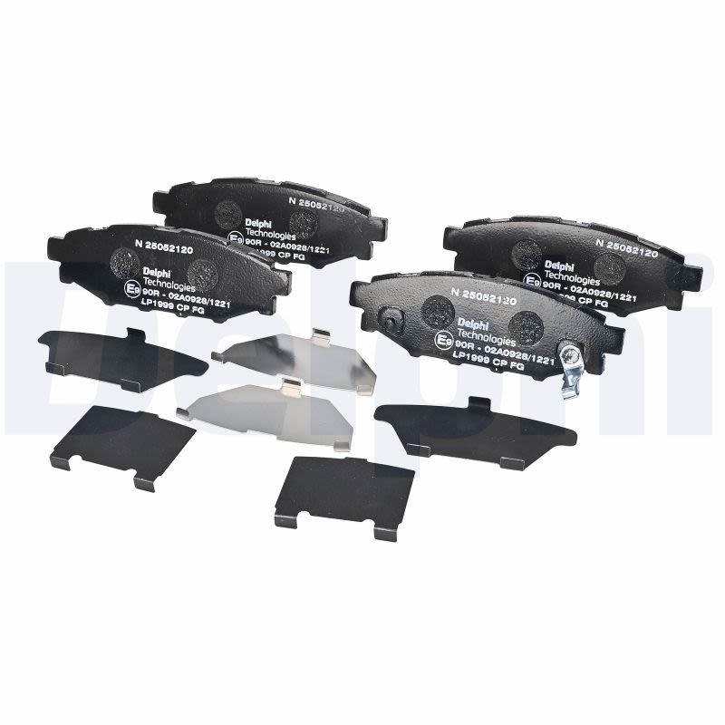 Комплект гальмівних колодок задн , SUBARU BRZ, FORESTER, IMPREZA, LEGACY IV, LEGACY V, OUTBACK, WRX, XV, TOYOTA GT 86 1.5-3.6 09.03- фото 2