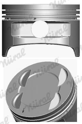 Поршень FORD 79.0 1.6 DURATEC VCT HWDA/HWDB NURAL (87-141300-20) Nural фото 4