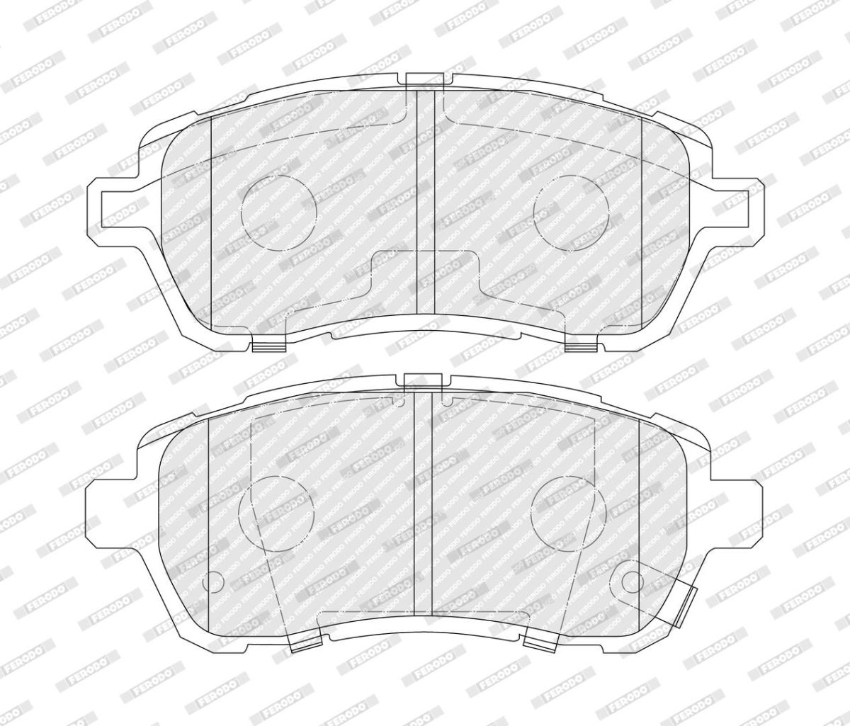 Колодки гальмівні дискові FORD FIESTA VI (CB1, CCN) 1.4 2008.06- FERODO (FDB4110) Ferodo фото 5