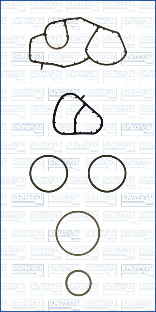 Комплект прокладок гумових OIL COOLER (SET) PSA/FORD 1.4/1.6HDI/1.5TDCI 01- AJUSA (77085000) AJUSA фото 4