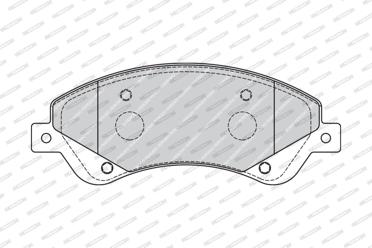 Колодки гальмівні дискові FORD TRANSIT V363 ПЛАТФОРМА/ШАСІ (FED, FFD) 2.2 2013.08- FERODO (FVR1929) Ferodo фото 5