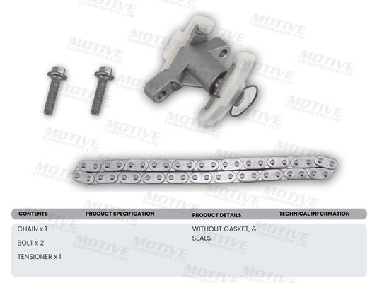 Комплект ГРМ (ланцюг + елементи) CITROEN C5 III, C6, JAGUAR F-PACE, S-TYPE II, XF I, XF II, XF SPORTBRAKE, XJ, LAND ROVER DISCOVERY III, DISCOVERY IV, DISCOVERY V, RANGE ROVER IV 2.7D-3.0DH 06.04- фото 4