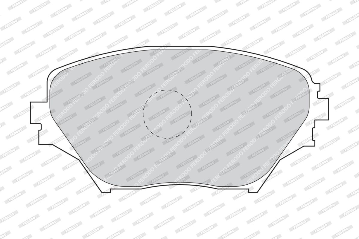 Колодки гальмівні дискові TOYOTA RAV 4 II (_A2_) 2.0 2000.05-2005.11 FERODO (FDB1514) Ferodo фото 5