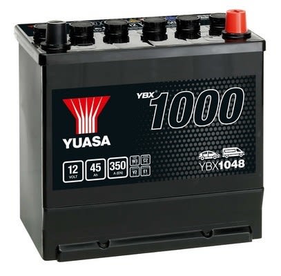 Акумулятор YUASA 12В 45Агод./350А YBX1000 CaCa (R+ стандартні клеми) 220x135x225 (пусковий) фото 4