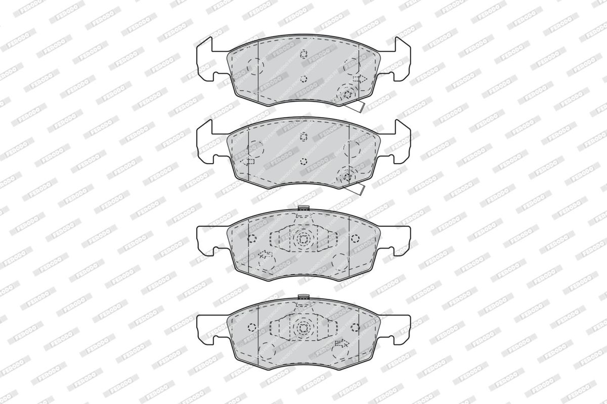 Колодки гальмівні дискові OPEL CORSA E (X15) 1.4 2014.09- FERODO (FDB4866) Ferodo фото 5