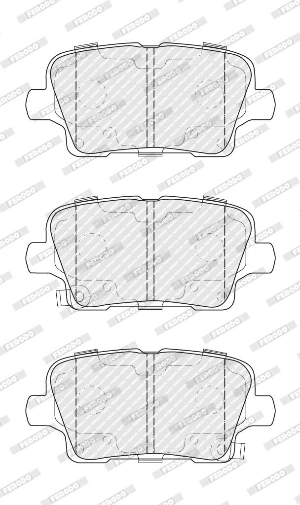 Комплект гальмівних колодок задн , OPEL INSIGNIA B, INSIGNIA B COUNTRY, INSIGNIA B GRAND SPORT 1.5-2.0D 03.17- фото 3
