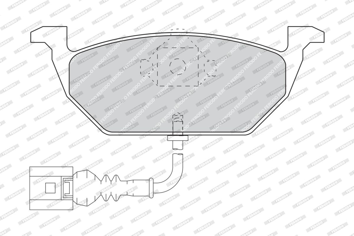 Колодки гальмівні дискові VW POLO IV ЛІФТБЕК (9A4, 9A2, 9N2, 9A6) 1.4 2002.09- FERODO (FDB1398) Ferodo фото 5