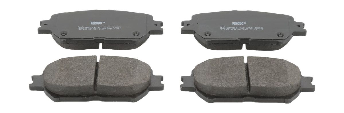 Колодки гальмівні дискові TOYOTA CAMRY ЛІФТБЕК (_V3_) 2.4 2001.08-2006.11 FERODO (FDB1620) Ferodo фото 4