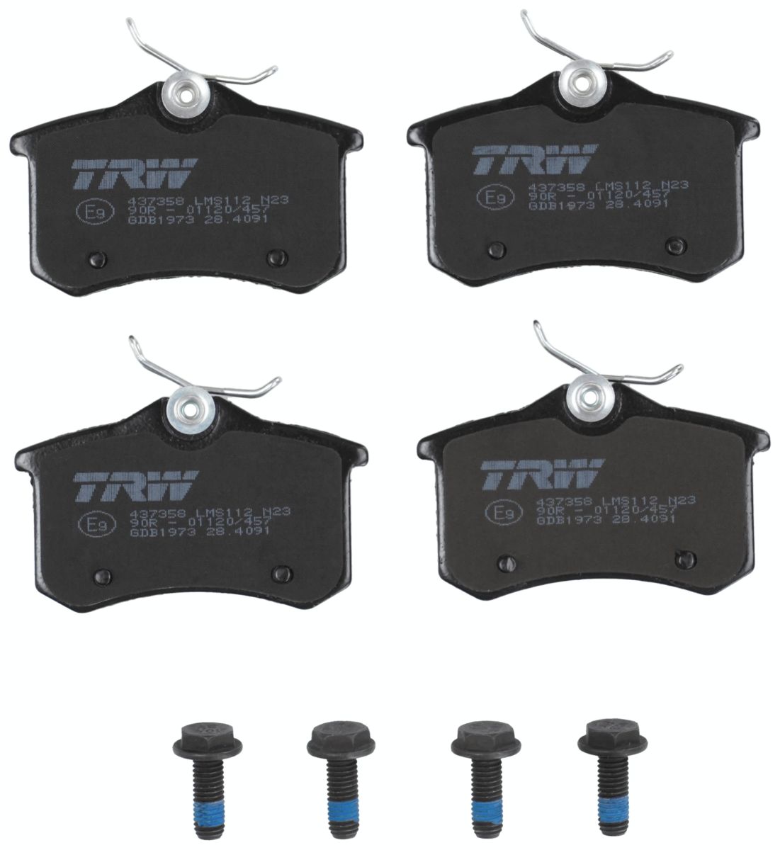 Комплект гальмівних колодок задн , DS DS 3, CITROEN C3 AIRCROSS II, C3 II, C3 III, C3 PICASSO, C4 CACTUS, DS3, FIAT SCUDO, PEUGEOT 2008 I, 207, 208, 208 I, 208 II, 307, 405 I 1.0-2.0D 05.86- фото 3