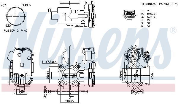 Дросельна заслонка з електроприводом OPEL ASTRA G (T98) - 1.4 (F69) (1998.03 - 2009.12) NISSENS (955094) Nissens фото 11