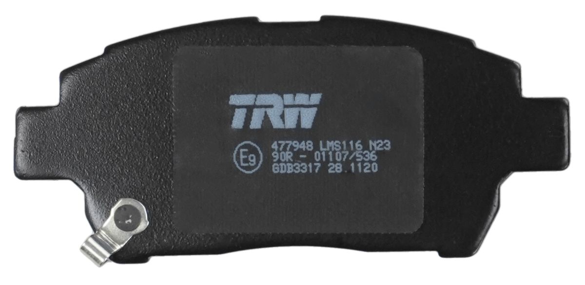 Комплект гальмівних колодок передн , TOYOTA BB I, COROLLA, COROLLA VERSO, IQ, PRIUS, PROBOX / SUCCEED, YARIS, YARIS VERSO, ASTON MARTIN CYGNET 1.0-1.8 04.99-06.20 фото 6