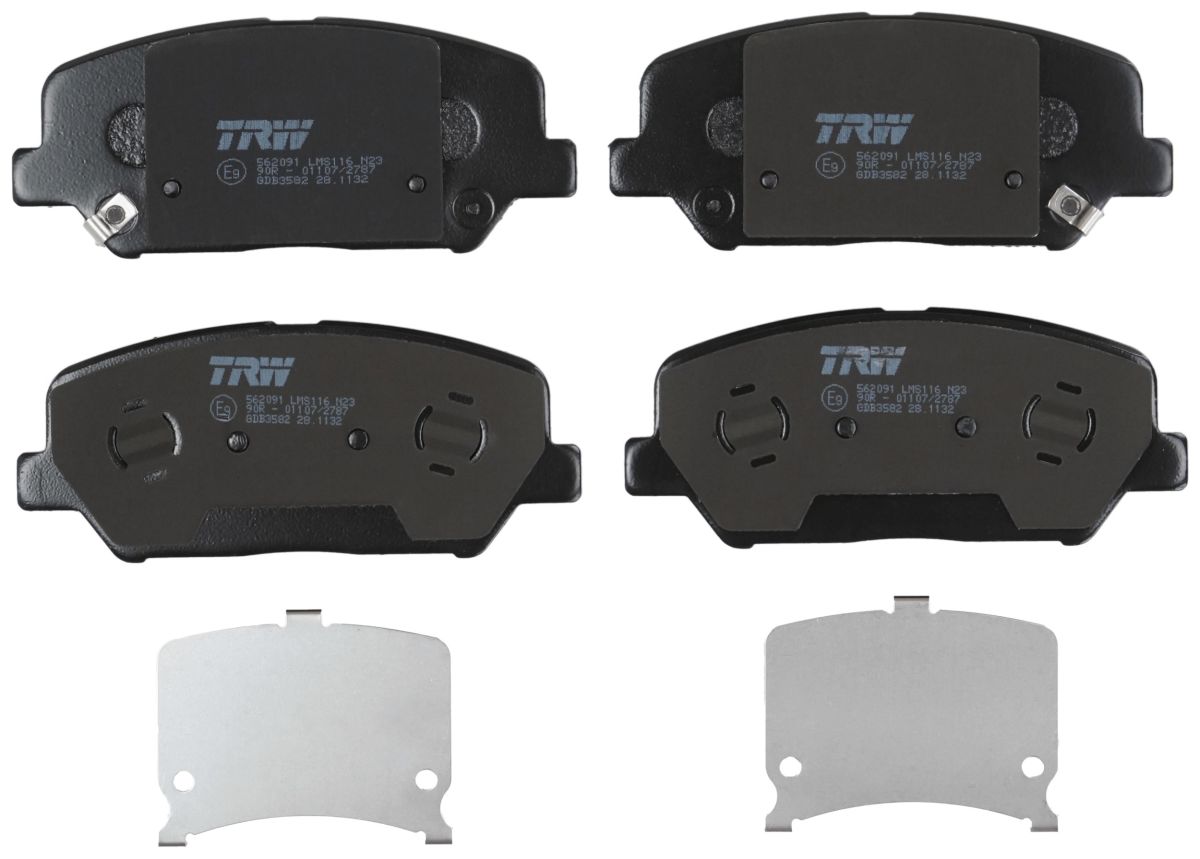 Комплект гальмівних колодок передн , HYUNDAI GENESIS, I30, VELOSTER, KIA CEE'D, CERATO III, CERATO KOUP III, OPTIMA, PRO CEE'D 1.0-2.4 06.10- фото 3