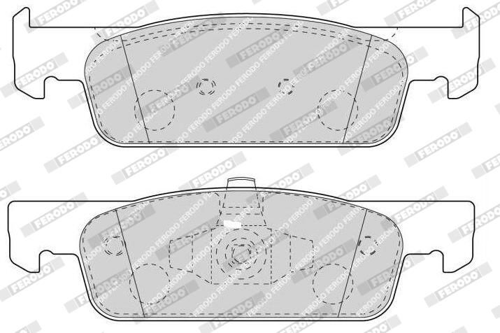 Колодки гальмівні дискові RENAULT SANDERO/STEPWAY II (B8_) 1.5 2013.11- FERODO (FDB4615) Ferodo фото 6