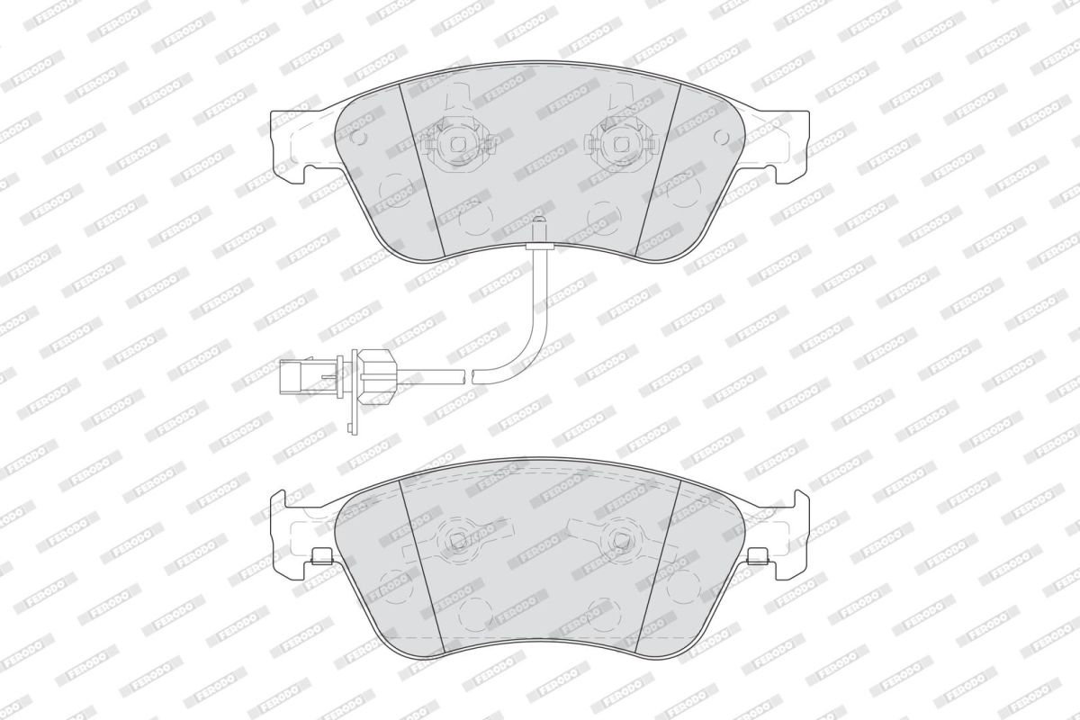 Колодки гальмівні дискові AUDI A6 C6 (4F2) 3.0 2004.04-2011.08 FERODO (FDB1832) Ferodo фото 7