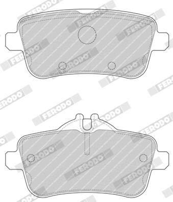 Колодки гальмівні дискові MB M-CLASS (W166) 3.0 2011.06-2015.12 FERODO (FDB4701) Ferodo фото 5